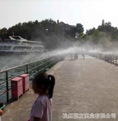 千島湖噴霧降溫造景圖4